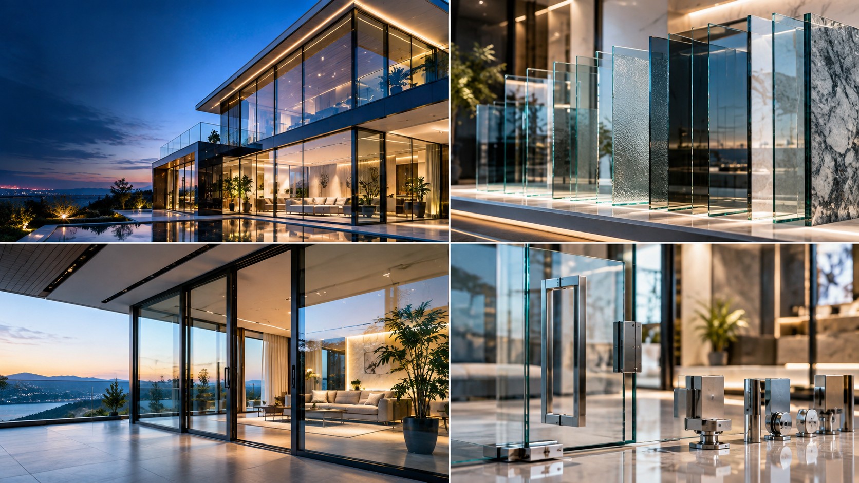 SD Glass architectural product applications